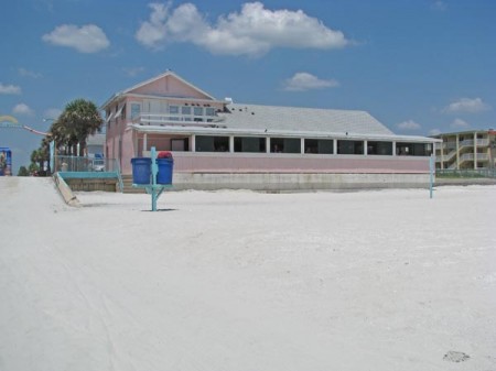 The Breakers Restaurant sits right on the sand in New Smyrna Beach.