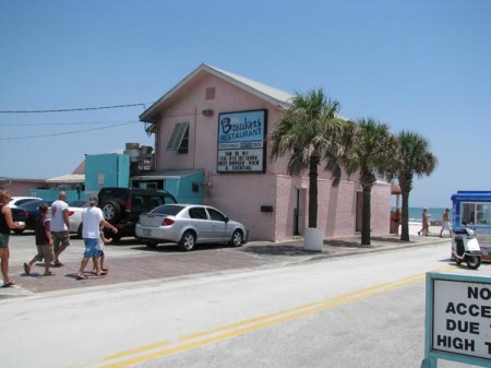 Breakers Restaurant on Flagler Avenue, New Smyrna Beach