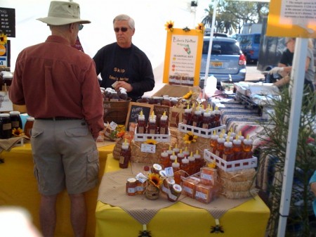 02-07-09-edens-nectar-honey Eden's Nectar sells seasonal honey made from local hives. It's pure raw honey from beekeepers in the West Central Florida Beekeeper's Co-op.