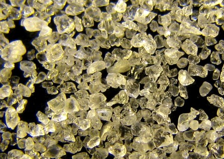 Grayton Beach pure quartz sand crystals.