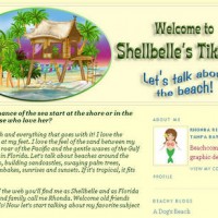 Rhonda Renee publishes ShellBelle's Tiki Hut Blog about her love of beaches.