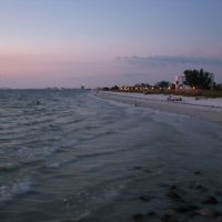 Pass-a-Grille Beach Sunset Kicks off Labor Day Weekend Night falls on Pass-a-Grille Beach.