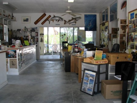 Inside the Grande Tours office/shop/sales center. They'll hook you up!
