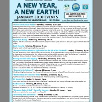 Barrier Island Center events for January 2010 - click to enlarge