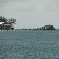 image: Rod & Reel Pier as viewed from the Anna Maria City Pier.