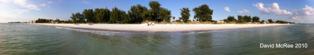 IMG_0324 image: panoramic photo of Anna Maria Island beach via iphone 4