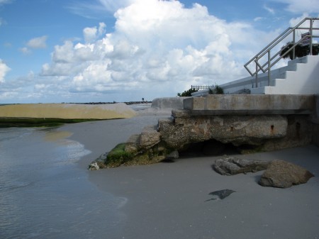 Erosion at Upham Beach