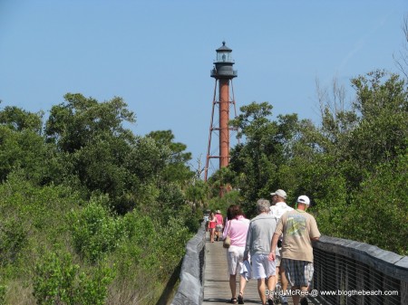 Approaching the Anclote Key Lighthouse