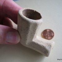Clay pipe found on Caspersen Beach, FL