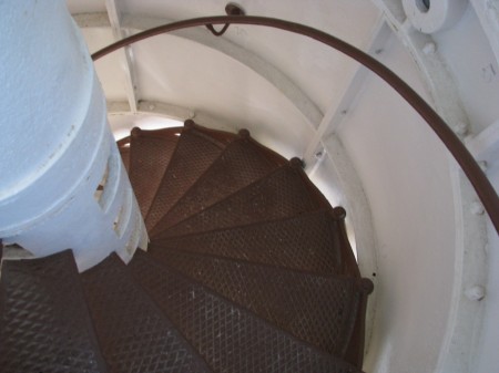Anclote Key lighthouse staircase.