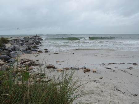 Surfing Pass-a-Grille Beach, Florida.
