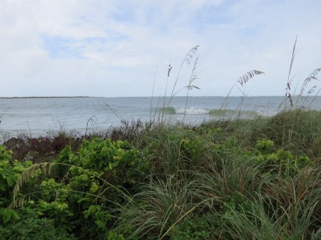 Surfing Pass-a-Grille Beach, Florida.