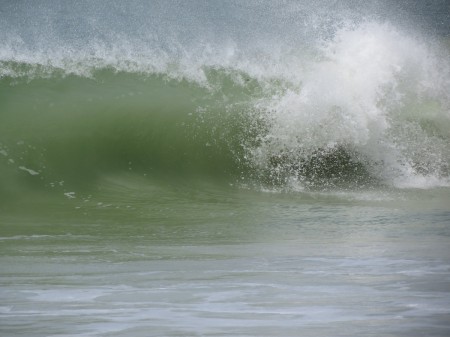 Surfing Pass-a-Grille Beach, Florida.