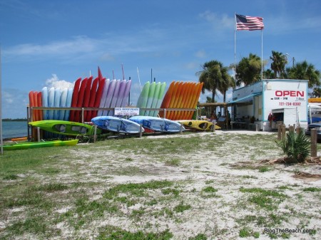 Sail Honeymoon rental kayak fleet