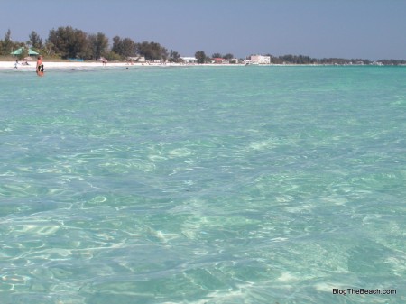 Clear Gulf water on Anna Maria Island
