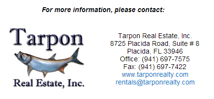 Contact Tarpon Realty, Placida, Florida