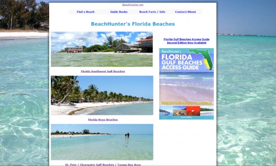The new look of BeachHunter.net