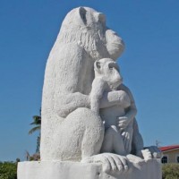 Florida Beach Sand White quartz sand at Fort Myers Beach is great for sand sculpting.
