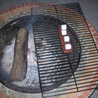 Smores on the grill. This is the point where you forget what a hassle it was to get the campsite, pack up the gear, and set up the tent.