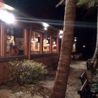 The Sandy Hook Fish House is right on the water and has a great view if you arrive before dark.