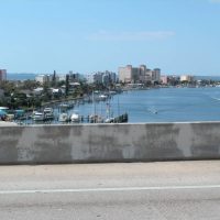 Fort Myers Beach Photos Revisited Looking at the north end of Ft. Myers Beach from the Matanzas Bridge. The northern portion of the island is packed with condos, hotels, and cottages.
