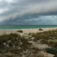 Clouds I Like weather front over the Gulf of Mexico, Don Pedro Island, FL