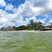 Little Gasparilla: Beyond the Reach of Urban Sprawl Little Gasparilla Island homes on the Gulf of Mexico.